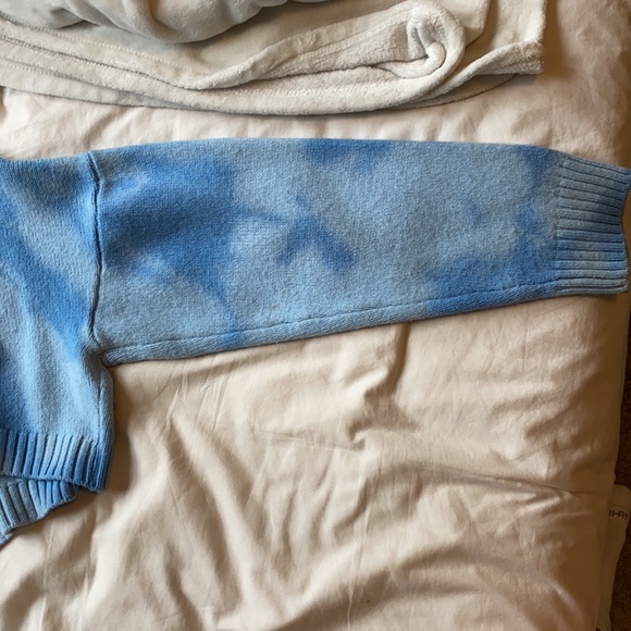 Danielle Guizio Tie-Dye Knit Safety pin sweater - Picture 7 of 8